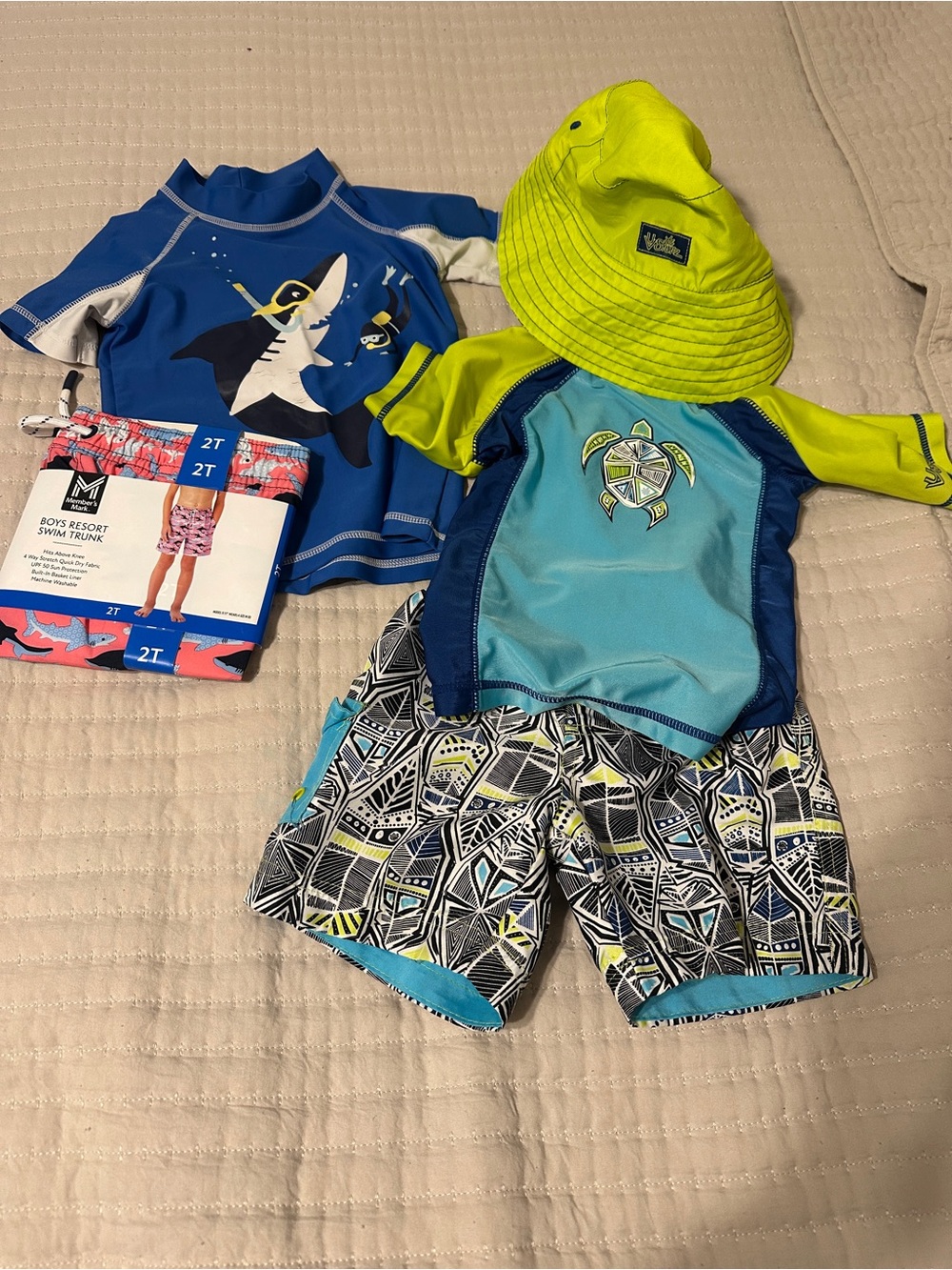 Boys 2t swim suits bundle